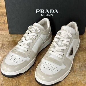 New Prada Men's Downtown Leather Sneakers